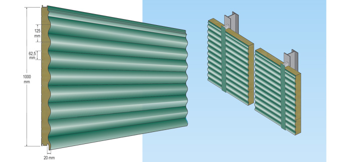 Stěnový izolační panel MINERAL W05