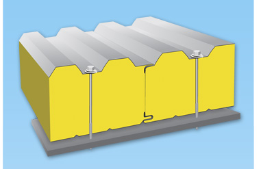 Stěnový izolační panel PUR / PIR W08