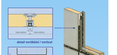 Stěnový izolační panel PUR / PIR / MINERAL W09